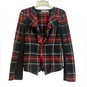HEED Tartan Plaid Blazer - Size 4